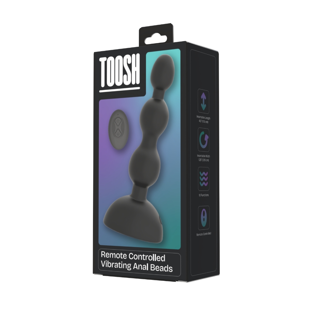 Toosh Remote Controlled Vibrating Anal Beads