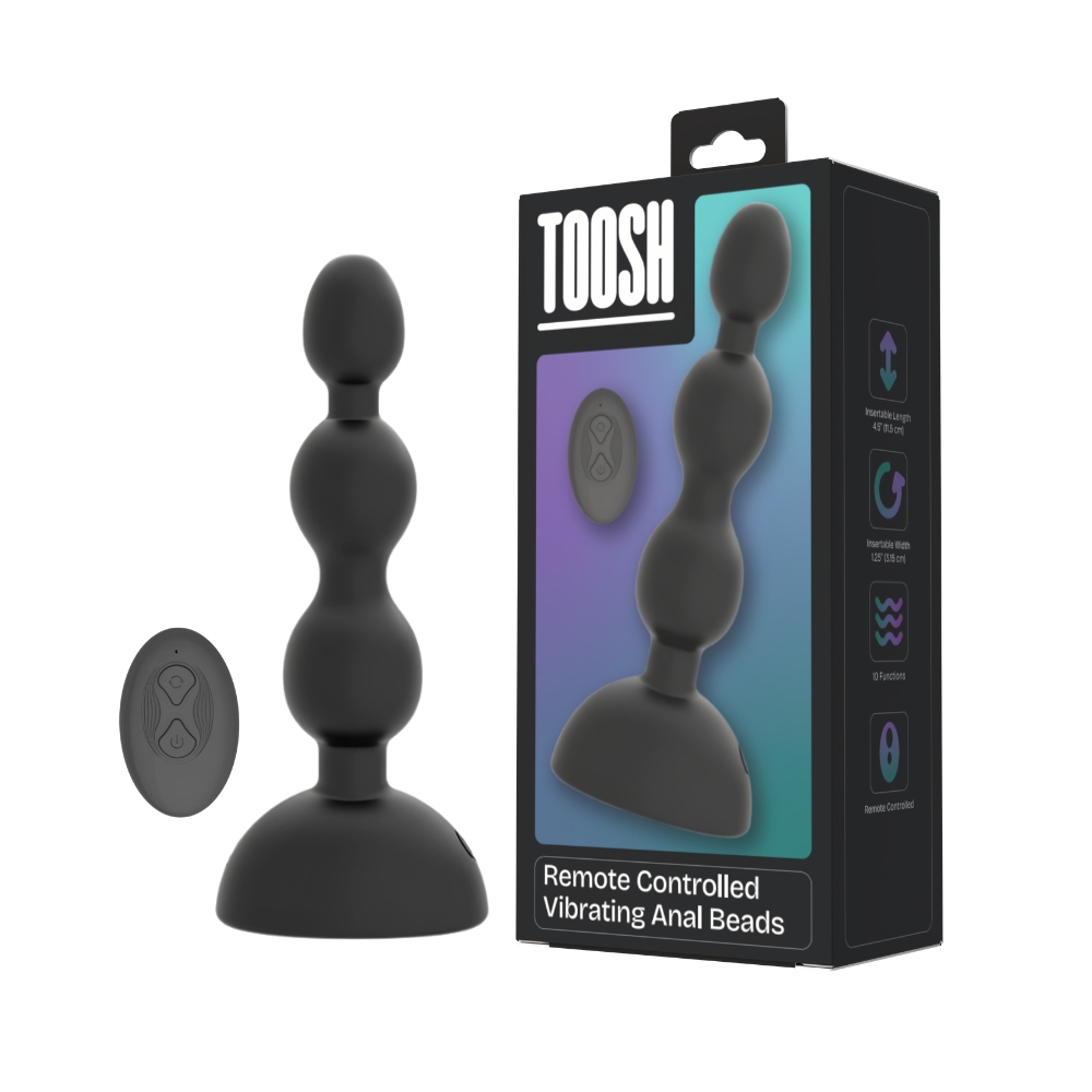 Toosh Remote Controlled Vibrating Anal Beads