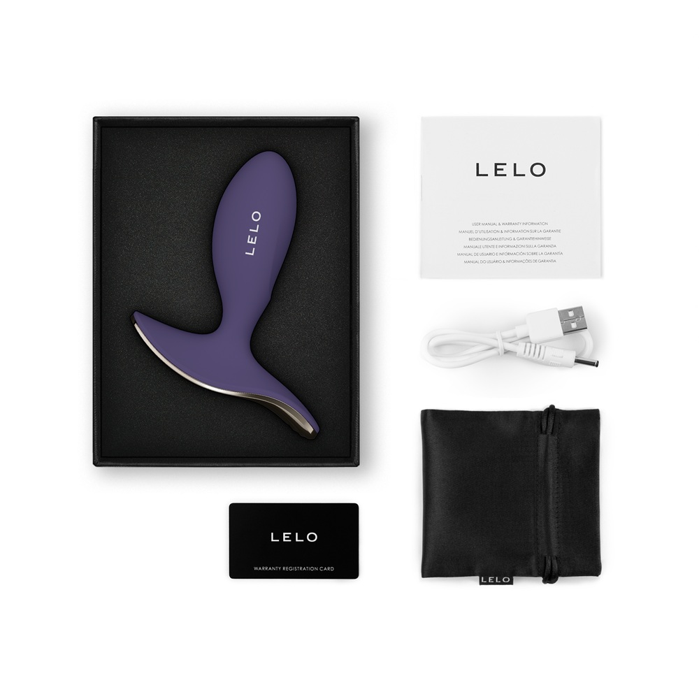 LELO Surfer 2 Unisex Anal Vibrating Plug Cyber Purple