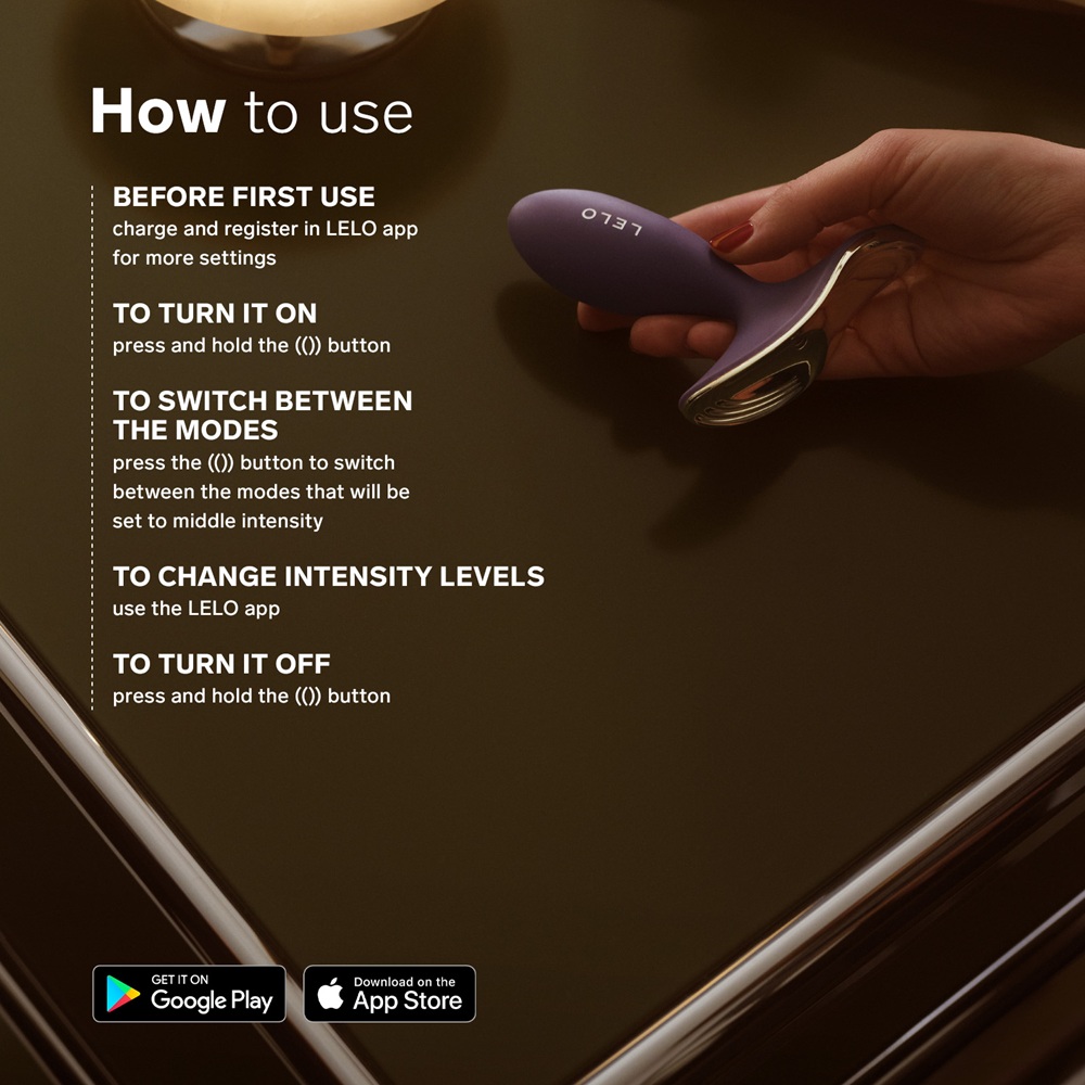 LELO Surfer 2 Unisex Anal Vibrating Plug Black